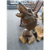 Image 1 : Carved Wolf Bust 30"