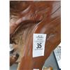 Image 2 : Carved 4' Horse Head Statuary w/Driftwood Base