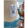 Image 2 : Beige Carousel Horse w/Pink Saddle Pole w/Base