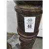 Image 2 : Marble Top Spun Column 4' Pedestal