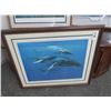 Image 1 : Framed Art Blue Rhapsody - Artist Signed - 24 X 30