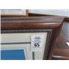 Image 2 : Framed Art Blue Rhapsody - Artist Signed - 24 X 30