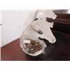 Image 2 : Resin Horse Bust Statuaries 2 - One w/Inlays - Other w/Stallion