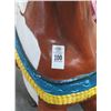 Image 2 : Brown w/Blue Tassels Carousel Horse