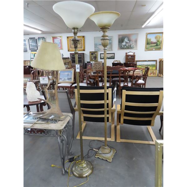 Ornate Torchier Lamps - 2