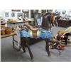 Image 2 : Brown Carousel w/Tan Saddle Blue/Gold Trim