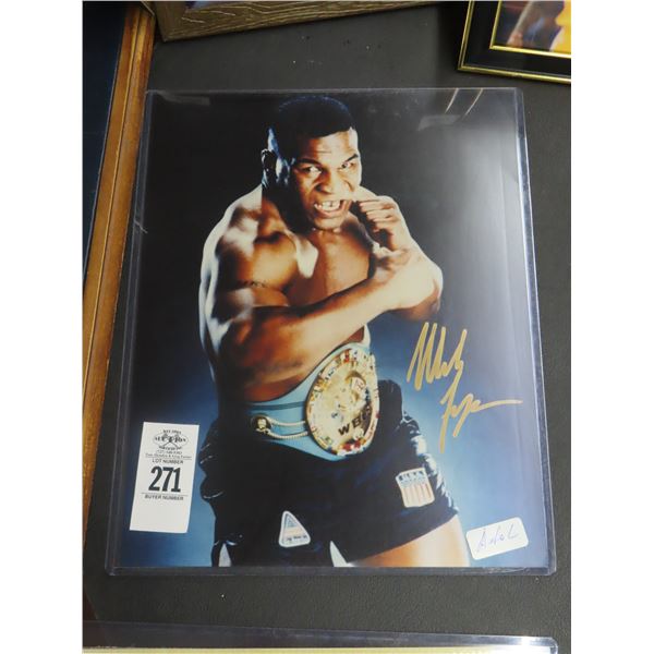 Mike Tyson Autographed Photo w/COA