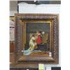 Image 1 : Ornately Framed Oil On Canvas Sisters - Signed Goristo - 24 X 30