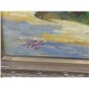 Image 2 : Framed Oil On Canvas Floral Staircase - 36 X 40