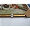 Image 2 : Framed Oil On Canvas Italian Café Scene - 30 X 36
