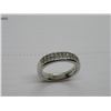 Image 2 : 14K WG Diamond Band w/24 Square Brilliant Diamonds, Channel Set, 6.5g