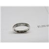 Image 2 : 14K WG Diamond Band w/9 Brilliant & 10 Baguette Cut Diamonds, Channel Set, 4.2g