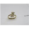 Image 2 : 14K YG Diamond Ring w/18 Round Brilliant Cut Diamonds, Prong Set, 2.5g