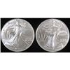 Image 1 : (2) 2024 AMERICAN SILVER EAGLES