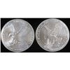 Image 2 : (2) 2024 AMERICAN SILVER EAGLES