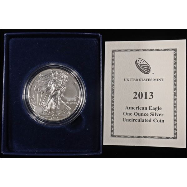 2013-W AMERICAN SILVER EAGLE OGP