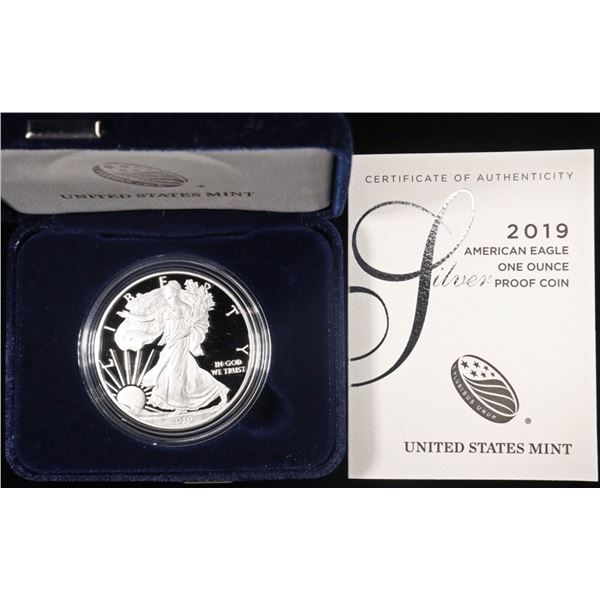 2019-W PR AMERICAN SILVER EAGLE OGP