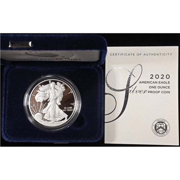 2020-W PR AMERICAN SILVER EAGLE OGP