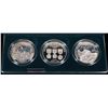 Image 2 : 1994 US VETERANS SILV $1 3-COIN COMMEM SET OGP