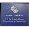 Image 3 : 2012 STAR SPANGLED BANNER COMMEM SILV $1 COIN OGP