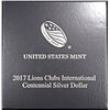 Image 3 : 2017 LIONS CLUB INTERNATIONAL PR SILV $1 COMM SET