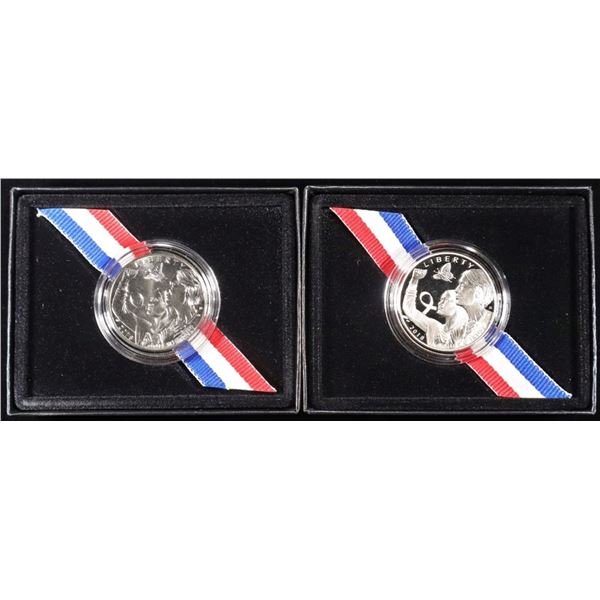 2018 BCA PR & UNC CLAD HALF $1 COMMEM SETS OGP