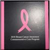 Image 3 : 2018 BREAST CANCER AWARENESS UNC SILV $1 COMM SET
