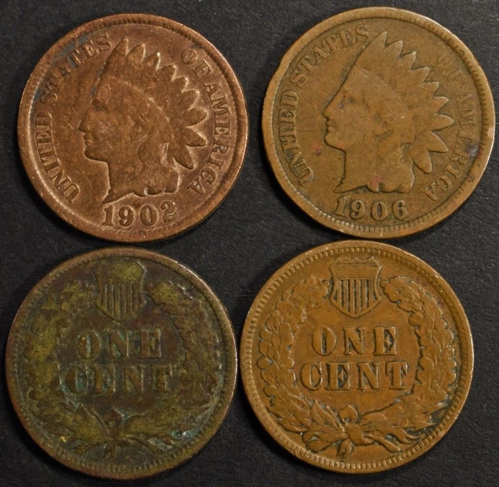 (45) MIXED DATES INDIAN CENTS