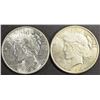 Image 1 : 1922 (BU) & 1925 (AU/BU) PEACE DOLLARS