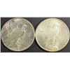 Image 2 : 1922 (BU) & 1925 (AU/BU) PEACE DOLLARS