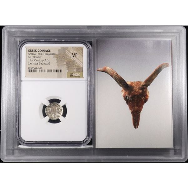 c. 1ST CENTURY AD AR 'DRACHM' NGC VF