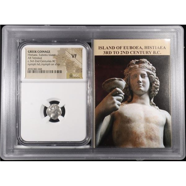 c.3RD-2ND CENTURIES BC AR TETROBOL NGC VF
