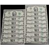 Image 2 : (3) 1976 & (15) 2003 $2 FEDERAL RESERVE NOTES