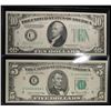 Image 1 : 1981 $5 & 1934 $10 FEDERAL RESERVE NOTES