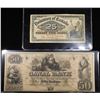 Image 1 : 18-- $50 REMAINDER NOTE CRISP UNC & 1900 25 CENTS