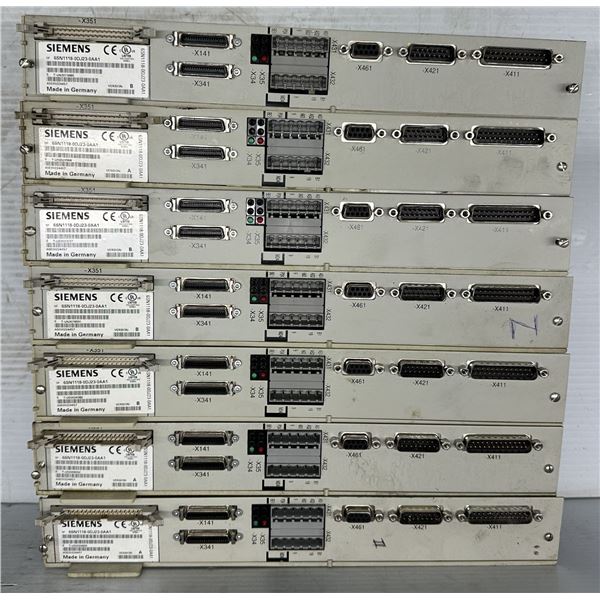 Lot of (7) Siemens #6SN1118-0DJ23-0AA1 Circuit Boards