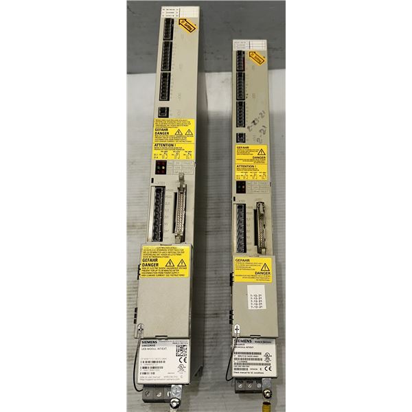 (2) Siemens #6SN1112-1AC01-0AA1 Simodrive UEB-MODULE INT/EXT.