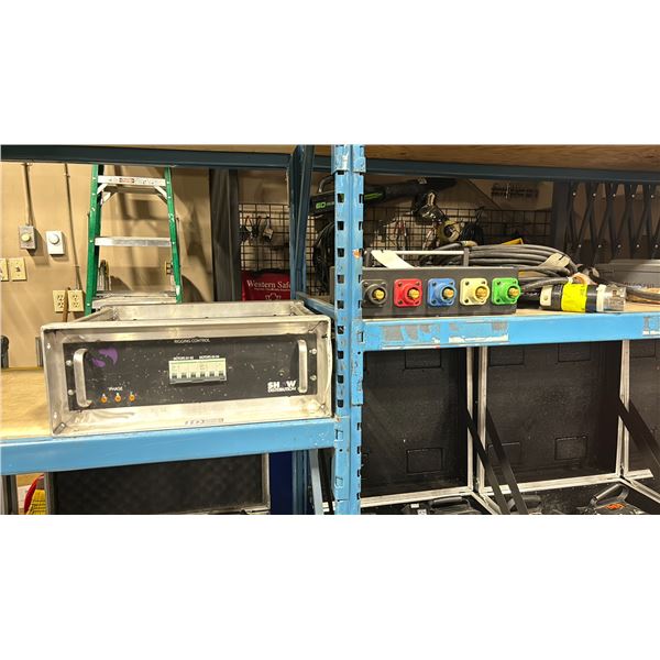 SHOW DISTRIBUTION 4 CHANNEL HEAVY DUTY CHAIN HOIST CONTROL SYSTEM INCLUDING: