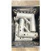 Image 2 : BLACK PLASTIC CRATE OF HEAVY DUTY COMMERCIAL PRODUCTION CORNERS FOR 1.5" PIPES