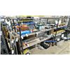 Image 1 : BLACK COMMERCIAL MOBILE CONSTRUCTION SCAFFOLDING UPRIGHTS, WALK BOARDS, WHEELS & CROSS BRACES