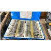 Image 2 : 110 PCS COMMERCIAL INDUSTRIAL TAP & DIE SET SAE / METRIC *INCOMPLETE MISSING 1 PIECE*