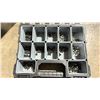 Image 2 : 2 SUMMIT TOOLS INDUSTRIAL HARDWARE SORTERS WITH ASSORTED FLANGE BOLTS & MACHINE BOLTS