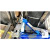 Image 2 : BLUE CUSTOM ALUMINUM COMMERCIAL PRODUCTION TEAR DROP BALL MOUNT TO PIPE CAMERA STABILIZATION MOUNT