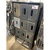 Image 2 : PNEUMATIC 2 WHEEL COMMERCIAL PRODUCTION APPLE BOX CART WITH 6 OF EACH BOXES