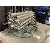 Image 2 : CUSTOM 20' WIRE HANGING COMMERCIAL PRODUCTION STAGE ROLL LADDER