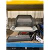 Image 1 : GREY COMMERCIAL PRODUCTION CAMERA OPERATOR SEAT / BARCO LOUNGER  WITH FOOTREST