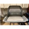 Image 2 : GREY COMMERCIAL PRODUCTION CAMERA OPERATOR SEAT / BARCO LOUNGER  WITH FOOTREST