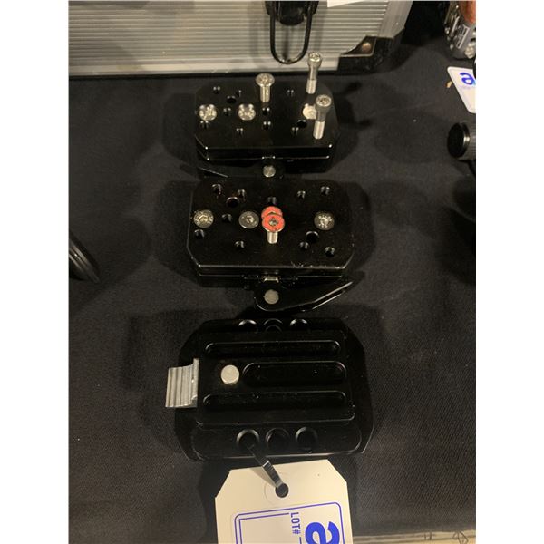 3 PROAIM BLACK ALUMINUM COMMERCIAL PRODUCTION DSLR CAMERA MOUNT HEADS