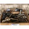 Image 2 : WOODEN BOX WITH ASSORTED COMMERCIAL PRODUCTION ALUMINUM SCREW DOWN MINI CONNECTOR CLAMPS
