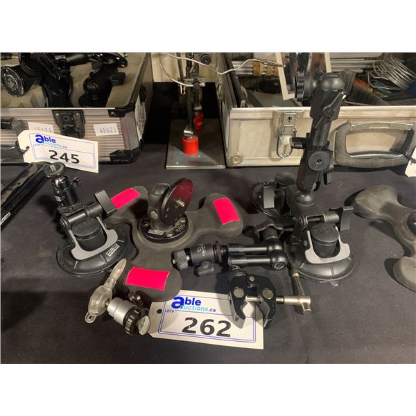 RAM COMMERCIAL PRODUCTION 3 WAY SUCTION DSLR CAMERA MOUNT, DELKIN DUAL SUCTION MOUNT WITH BALL